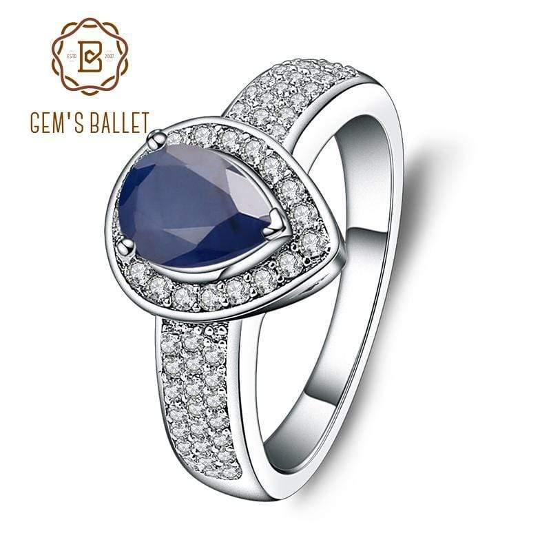 Planet Gates 1.29Ct Oval Natural Blue Sapphire Gemstone Wedding For Women Weddings 925 Sterling Silver Fashion Fine Jewelry