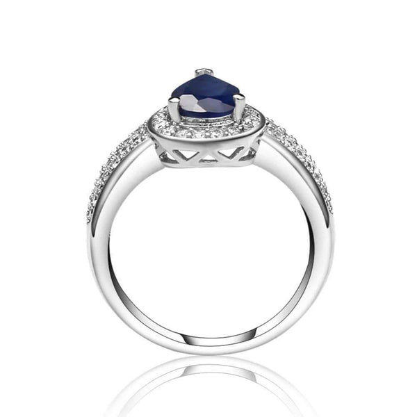Planet Gates 1.29Ct Oval Natural Blue Sapphire Gemstone Wedding For Women Weddings 925 Sterling Silver Fashion Fine Jewelry