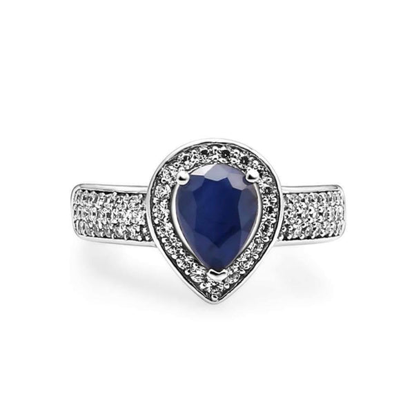Planet Gates 1.29Ct Oval Natural Blue Sapphire Gemstone Wedding For Women Weddings 925 Sterling Silver Fashion Fine Jewelry