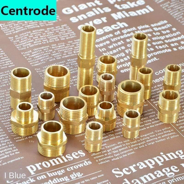 1/2IN Copper Tee Elbow Outer And Inner Wire Joint Double Inner Wire Direct Outer Tooth Four-way Gas Solar Water Pipe Fittings