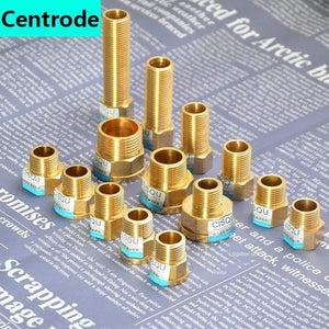 1/2IN Copper Tee Elbow Outer And Inner Wire Joint Double Inner Wire Direct Outer Tooth Four-way Gas Solar Water Pipe Fittings
