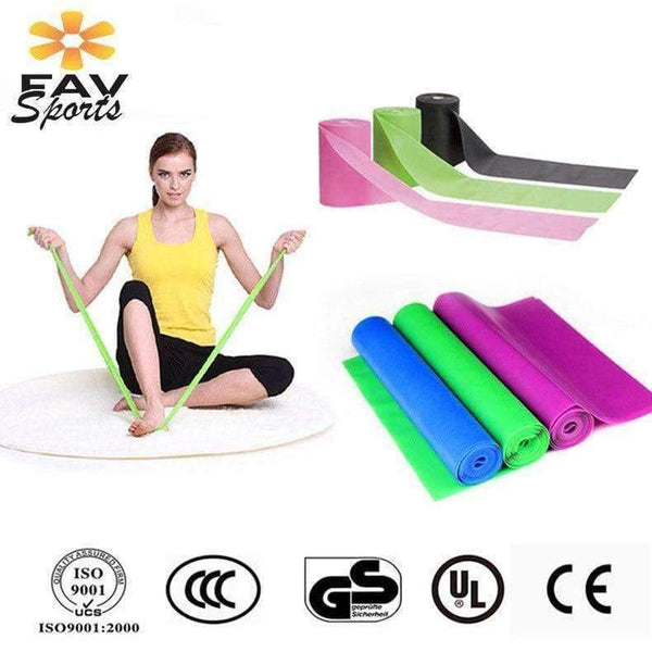 Planet Gates 1.2m Stretch Yoga Hammock Belts Rubber Resistance Fitness Bands Home Loop Gym Belt Elastic Pilates Exercises Sport Accessories