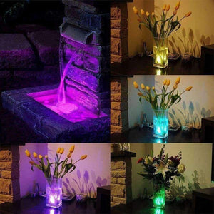 Planet Gates 1/3/4 PCS 10 Led Remote Controlled RGB Submersible Light Battery Operated Underwater Night Lamp Vase Bowl Outdoor Garden Party