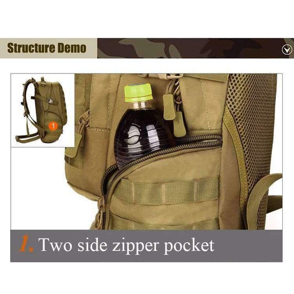 Planet Gates 1 / 30 - 40L Military Tactical Backpack Rucksacks Men Camouflage Outdoor Sports Bag Camping Hiking Bags 2017 Free Shipping Molle 4635