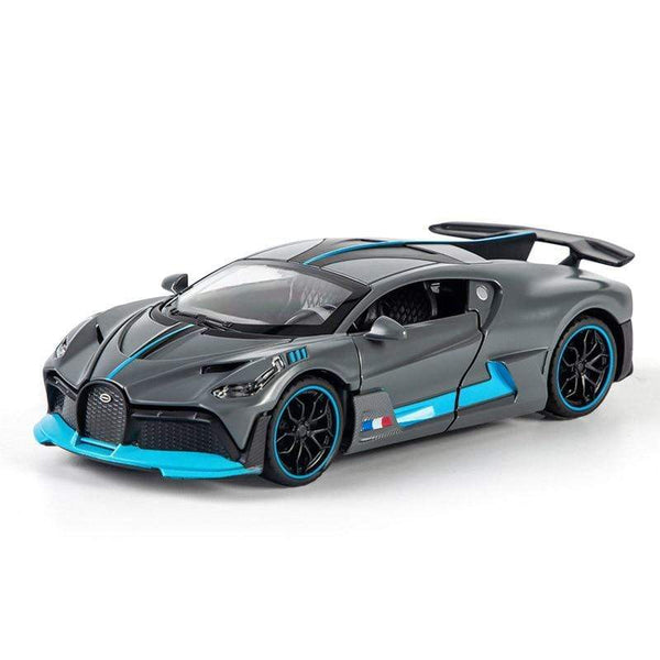 Planet Gates 1/32 Alloy Bugatti DIVO Super Sports Car Model Toy Die Cast Pull Back Sound Light Toys Vehicle For Children Kids Gift