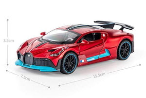 Planet Gates 1/32 Alloy Bugatti DIVO Super Sports Car Model Toy Die Cast Pull Back Sound Light Toys Vehicle For Children Kids Gift