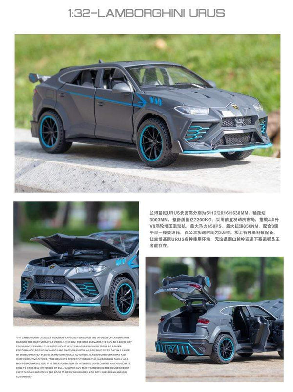 Planet Gates 1:32 Alloy Car Model Lux Lamborghini-Urus Coupe SUV Diecast Metal Vehicle Display Gifts Birthday for Children Christmas Toy