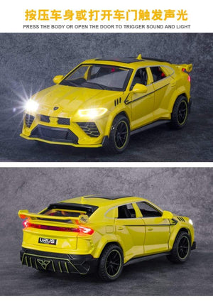 Planet Gates 1:32 Alloy Car Model Lux Lamborghini-Urus Coupe SUV Diecast Metal Vehicle Display Gifts Birthday for Children Christmas Toy