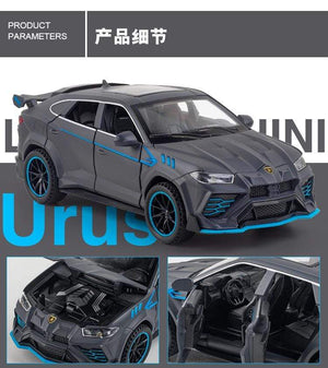 Planet Gates 1:32 Alloy Car Model Lux Lamborghini-Urus Coupe SUV Diecast Metal Vehicle Display Gifts Birthday for Children Christmas Toy