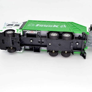 Planet Gates 1:32 Alloy Sanitation Engineering Vehicle Simulation Garbage Truck Model Gift for Children Toys,Pullback,20.5CM