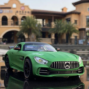 Planet Gates 1:32 AMG-GTR GT Alloy Sports Car Model Diecast Metal Toy Vehicles Car Model Collection High Simulation Sound Light Kids Toy Gift