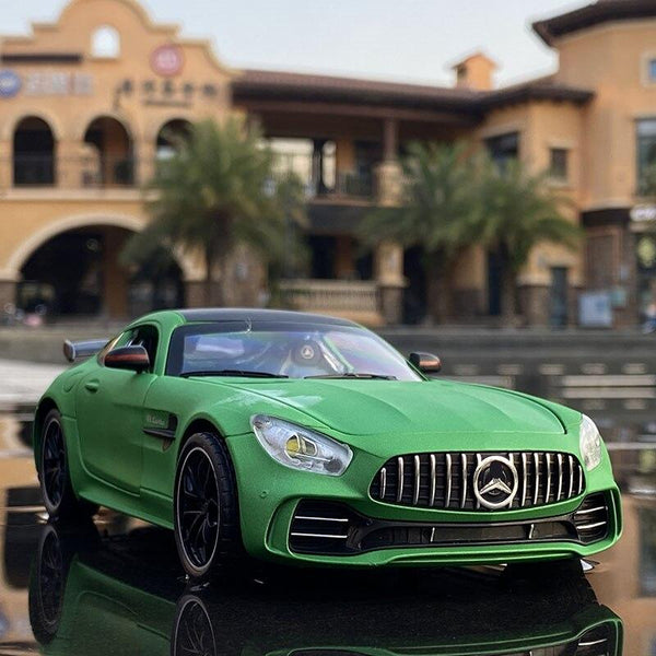 Planet Gates 1:32 AMG-GTR GT Alloy Sports Car Model Diecast Metal Toy Vehicles Car Model Collection High Simulation Sound Light Kids Toy Gift