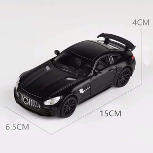 Planet Gates 1:32 AMG-GTR GT Alloy Sports Car Model Diecast Metal Toy Vehicles Car Model Collection High Simulation Sound Light Kids Toy Gift