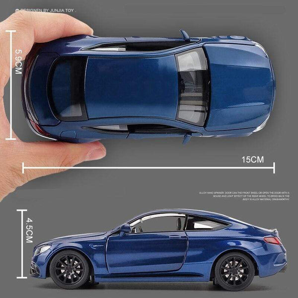 Planet Gates 1:32 AMGC63S C63S Coupe Alloy Car Model Diecasts & Toy Vehicle Metal Car Model Collection High Simulation Sound Light Kids Gift