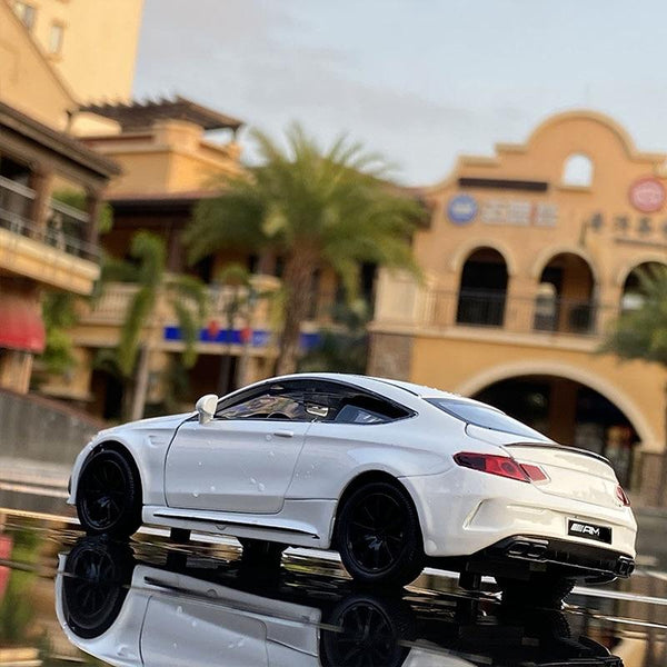 Planet Gates 1:32 AMGC63S C63S Coupe Alloy Car Model Diecasts & Toy Vehicle Metal Car Model Collection High Simulation Sound Light Kids Gift