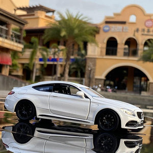 Planet Gates 1:32 AMGC63S C63S Coupe Alloy Car Model Diecasts & Toy Vehicle Metal Car Model Collection High Simulation Sound Light Kids Gift