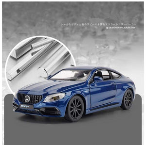 Planet Gates 1:32 AMGC63S C63S Coupe Alloy Car Model Diecasts & Toy Vehicle Metal Car Model Collection High Simulation Sound Light Kids Gift