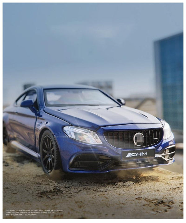 Planet Gates 1:32 AMGC63S C63S Coupe Alloy Car Model Diecasts & Toy Vehicle Metal Car Model Collection High Simulation Sound Light Kids Gift