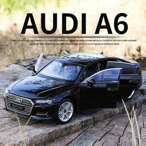 Planet Gates 1:32 AUDI A6 Alloy Car Model Diecasts & Toy Vehicles Metal Toy Car Model High Simulation Sound Light Collection Childrens Gift