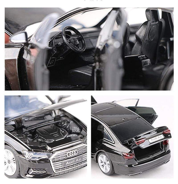 Planet Gates 1:32 AUDI A6 Alloy Car Model Diecasts & Toy Vehicles Metal Toy Car Model High Simulation Sound Light Collection Childrens Gift