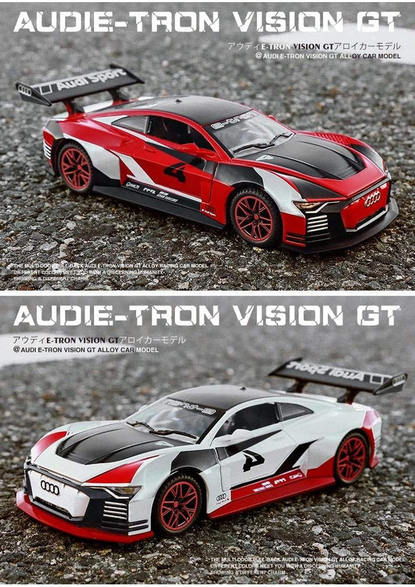 Planet Gates 1:32 Audi GT Le Mans Sports Racing Car Alloy Car Diecasts & Toy Vehicles Metal Toy Car Model High Simulation Collection Kids Toy