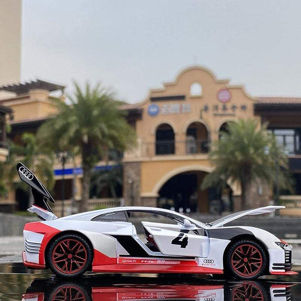 Planet Gates 1:32 Audi GT Le Mans Sports Racing Car Alloy Car Diecasts & Toy Vehicles Metal Toy Car Model High Simulation Collection Kids Toy