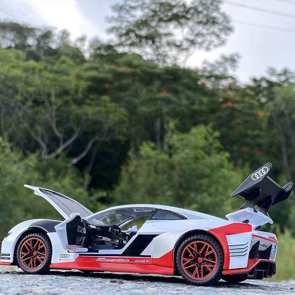 Planet Gates 1:32 Audi GT Le Mans Sports Racing Car Alloy Car Diecasts & Toy Vehicles Metal Toy Car Model High Simulation Collection Kids Toy