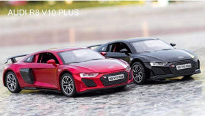 Planet Gates 1:32 Audi R8 V10 Plus Supercar Alloy Car Diecasts & Toy Vehicles Sound and light Car Model Collection Car Toys For Children