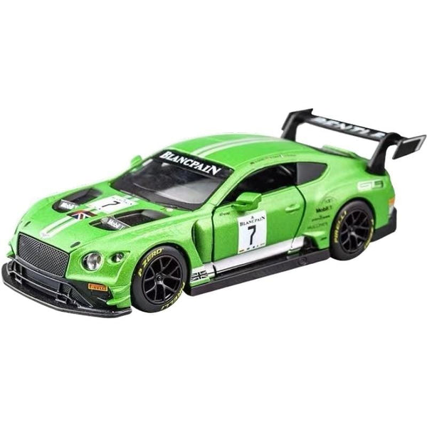 Planet Gates 1:32 Bentley Continental GT3 Sports Car Alloy Car Diecasts & Toy Vehicles Metal Toy Car Model High Simulation Collection Gifts