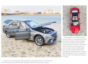 Planet Gates 1:32 Benzs C-Class C260L Alloy Car Model Diecasts Metal Toy Vehicles Car Model Collection Sound Light High Simulation Kids Gift
