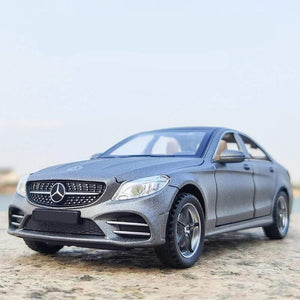 Planet Gates 1:32 Benzs C-Class C260L Alloy Car Model Diecasts Metal Toy Vehicles Car Model Collection Sound Light High Simulation Kids Gift