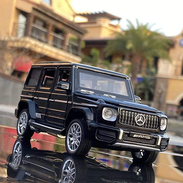 Planet Gates 1:32 Benzs G63 SUV Alloy Car Model Diecast Metal Off-road Vehicles Toy Car Model Simulation Sound Light Collection Kids Toy Gift