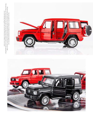 Planet Gates 1:32 Benzs G63 SUV Alloy Car Model Diecast Metal Off-road Vehicles Toy Car Model Simulation Sound Light Collection Kids Toy Gift