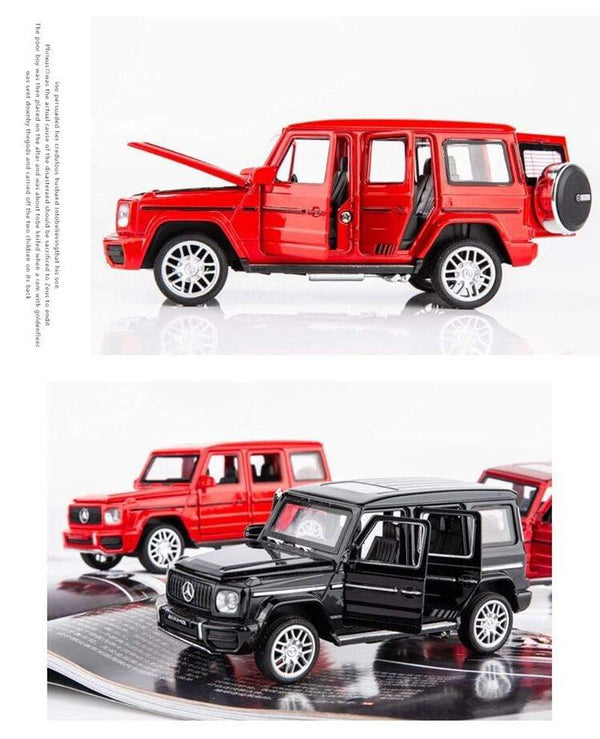 Planet Gates 1:32 Benzs G63 SUV Alloy Car Model Diecast Metal Off-road Vehicles Toy Car Model Simulation Sound Light Collection Kids Toy Gift