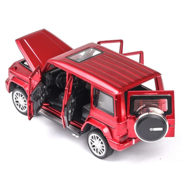 Planet Gates 1:32 Benzs G63 SUV Alloy Car Model Diecast Metal Off-road Vehicles Toy Car Model Simulation Sound Light Collection Kids Toy Gift
