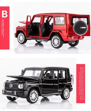 Planet Gates 1:32 Benzs G63 SUV Alloy Car Model Diecast Metal Off-road Vehicles Toy Car Model Simulation Sound Light Collection Kids Toy Gift