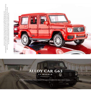 Planet Gates 1:32 Benzs G63 SUV Alloy Car Model Diecast Metal Off-road Vehicles Toy Car Model Simulation Sound Light Collection Kids Toy Gift