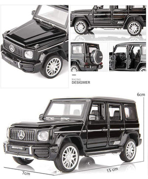 Planet Gates 1:32 Benzs G63 SUV Alloy Car Model Diecast Metal Off-road Vehicles Toy Car Model Simulation Sound Light Collection Kids Toy Gift