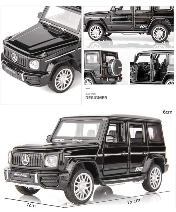 Planet Gates 1:32 Benzs G63 SUV Alloy Car Model Diecast Metal Off-road Vehicles Toy Car Model Simulation Sound Light Collection Kids Toy Gift