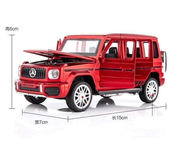 Planet Gates 1:32 Benzs G63 SUV Alloy Car Model Diecast Metal Off-road Vehicles Toy Car Model Simulation Sound Light Collection Kids Toy Gift
