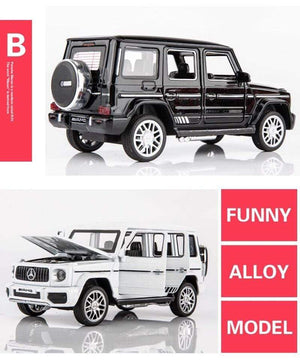 Planet Gates 1:32 Benzs G63 SUV Alloy Car Model Diecast Metal Off-road Vehicles Toy Car Model Simulation Sound Light Collection Kids Toy Gift