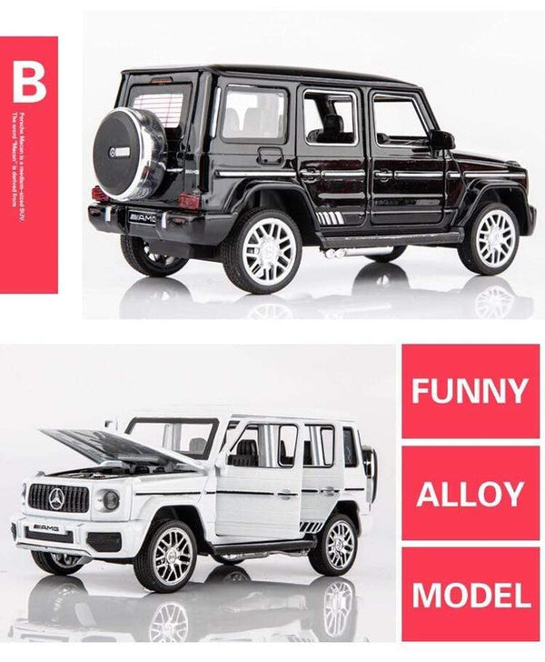 Planet Gates 1:32 Benzs G63 SUV Alloy Car Model Diecast Metal Off-road Vehicles Toy Car Model Simulation Sound Light Collection Kids Toy Gift