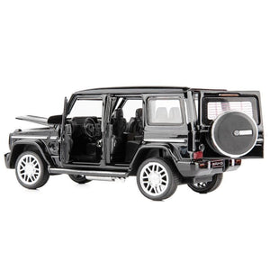 Planet Gates 1:32 Benzs G63 SUV Alloy Car Model Diecast Metal Off-road Vehicles Toy Car Model Simulation Sound Light Collection Kids Toy Gift