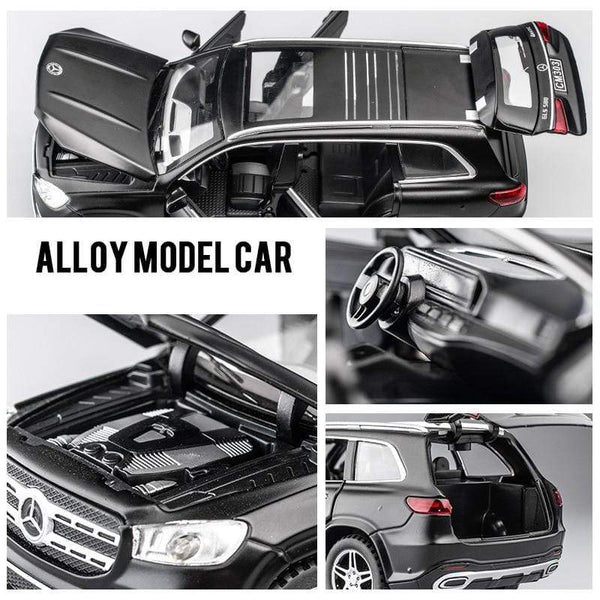 Planet Gates 1:32 Benzs GLS 580 SUV Alloy Car Model Diecasts & Toy Vehicles Metal Car Model Collection High Simulation Childrens Toy Gift