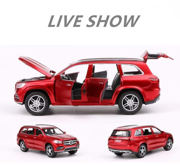 Planet Gates 1:32 Benzs GLS 580 SUV Alloy Car Model Diecasts & Toy Vehicles Metal Car Model Collection High Simulation Childrens Toy Gift