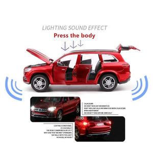 Planet Gates 1:32 Benzs GLS 580 SUV Alloy Car Model Diecasts & Toy Vehicles Metal Car Model Collection High Simulation Childrens Toy Gift