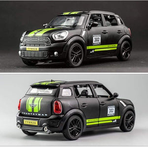 Planet Gates 1:32 BMW Mini Countryman Diecast Alloy Metal Car Model MINI Cooper Simulation Toy Car Model Sound Light Collection Children Gift