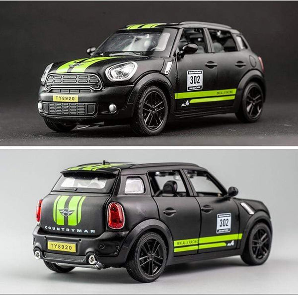 Planet Gates 1:32 BMW Mini Countryman Diecast Alloy Metal Car Model MINI Cooper Simulation Toy Car Model Sound Light Collection Children Gift