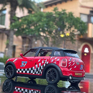 Planet Gates 1:32 BMW Mini Countryman Diecast Alloy Metal Car Model MINI Cooper Simulation Toy Car Model Sound Light Collection Children Gift