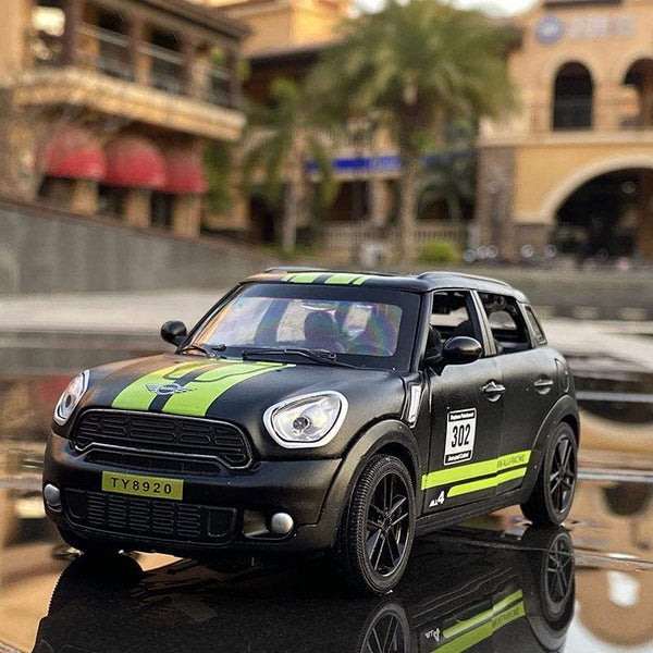 Planet Gates 1:32 BMW Mini Countryman Diecast Alloy Metal Car Model MINI Cooper Simulation Toy Car Model Sound Light Collection Children Gift